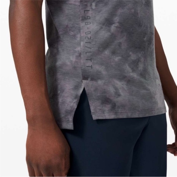Lululemon Always Agile Short Sleeve in Diamond Dye Asphalt Size XXL - Picture 2 of 10